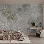 Wall murals Nature’s subtle and soothing palette.