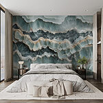 Wall murals Fluid lines of natural beauty.