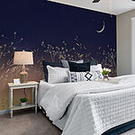 Wall murals Field of grass and flowers