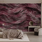 Wall murals Flowing textures in soft hues.