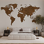 Wall murals Map of the world