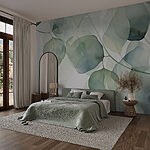 Wall murals Gentle greens of nature’s embrace