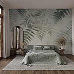 Wall murals Gentle ferns in soft light