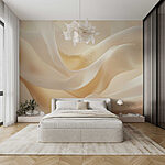 Wall mural Gentle waves of soft fabric