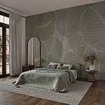Wall murals Nature’s delicate leaf patterns.
