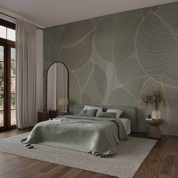 Wall mural Wall mural Nature’s delicate leaf patterns (SKU: w02768)