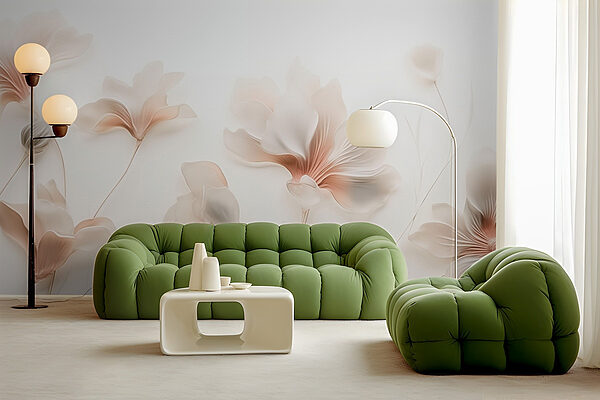 Soft petals in gentle hues Wall murals Soft petals in gentle hues