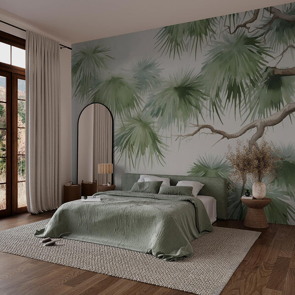 Wall murals Painting of a tree