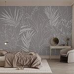 Wall murals Nature’s delicate linework and forms.