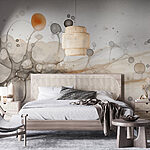 Wall murals Abstract shapes in tranquil harmony.
