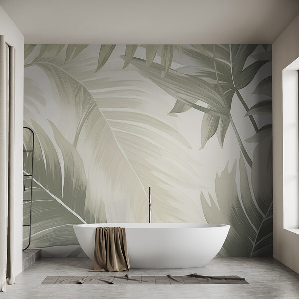 Natural elegance in leafy designs Wall murals Natural elegance in leafy designs