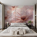 Wall murals Delicate pastel floral arrangement displayed