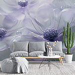 Wall murals Delicate petals in soft hues