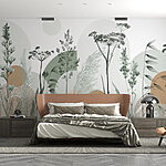 Wall murals Natural harmony in abstract design.