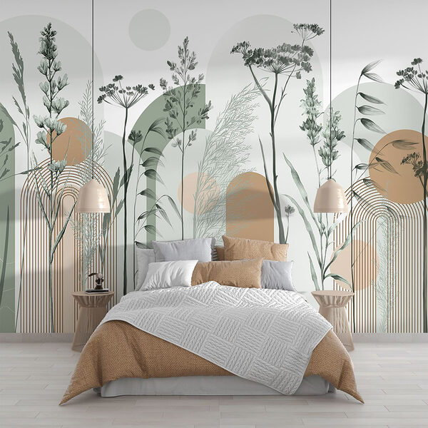 Wall mural Natural harmony in abstract design