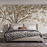 Wall murals Tree with leaves on it