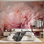 Wall murals Soft pink petals in gentle bloom.