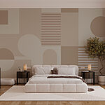 Wall murals Pattern of geometric shapes