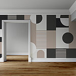 Wall murals Pattern of geometric shapes