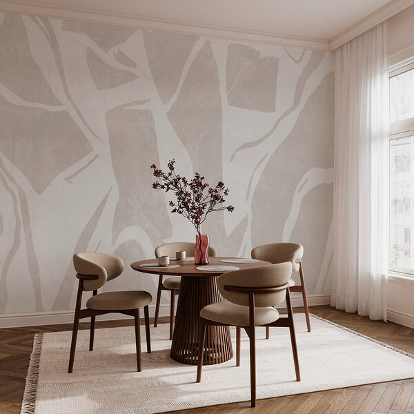 Wall mural Wall mural White and gray background with lines (SKU: w02917v3)
