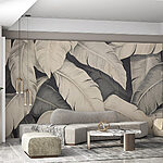 Wall murals Nature’s gentle palette of leaves.