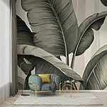 Wall murals Nature’s art in graceful foliage.