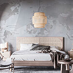 Wall murals Map of the world