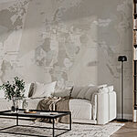 Wall murals Map of the world