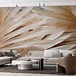Wall murals Natural elegance of palm leaves.