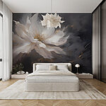 Wall murals Delicate petals in soft hues
