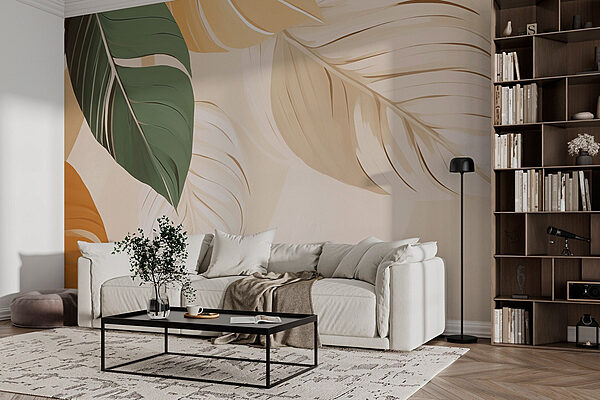 Nature’s palette of vibrant leaves Wall murals Nature’s palette of vibrant leaves