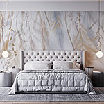 Wall murals Delicate botanicals in soft hues