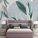 Wall murals Nature’s delicate leaf patterns emerge.