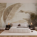Wall murals Nature’s delicate, soft leaf patterns