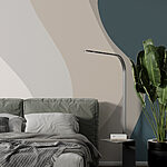 Wall murals Colorful background with waves