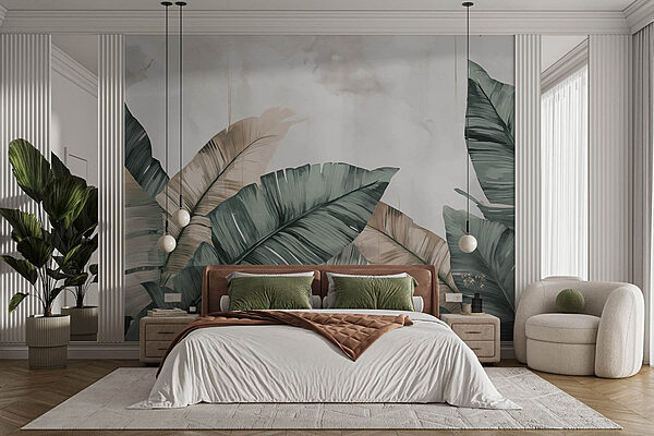 Natural hues and textures in harmony Wall murals Natural hues and textures in harmony