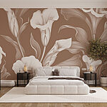 Wall murals Elegant floral design for decor