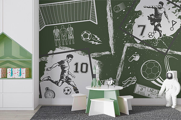 Wall mural Wall mural Collage of various sports images (SKU: w03122v2)