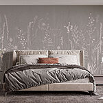Wall murals Field of grass with flowers