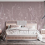 Wall murals Field of flowers and grass
