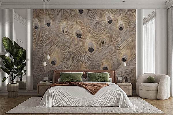 Graceful patterns in natural harmony Wall murals Graceful patterns in natural harmony