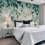 Wall murals Serene green foliage overhead