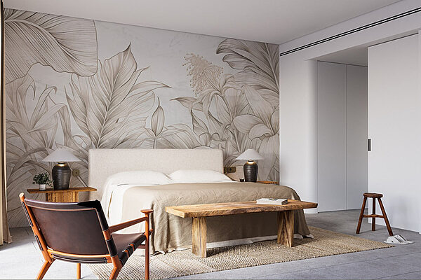 Natural elegance in soft hues Wall murals Natural elegance in soft hues