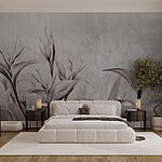 Wall murals Delicate blooms against a soft backdrop