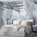 Wall murals Delicate leaves in soft light