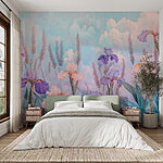 Wall murals Painting of flowers and plants