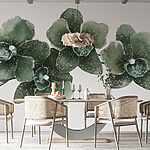 Wall murals Delicate orchids in soft hues.