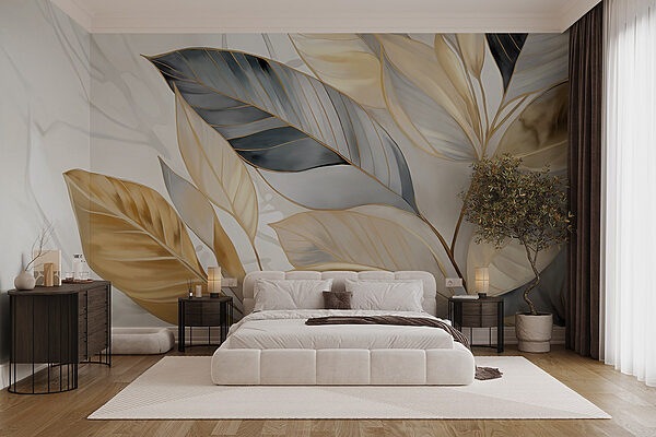 Natural elegance in soft hues Wall murals Natural elegance in soft hues