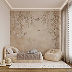 Wall mural Birds on a branch