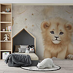 Wall murals Lion cub in the sky